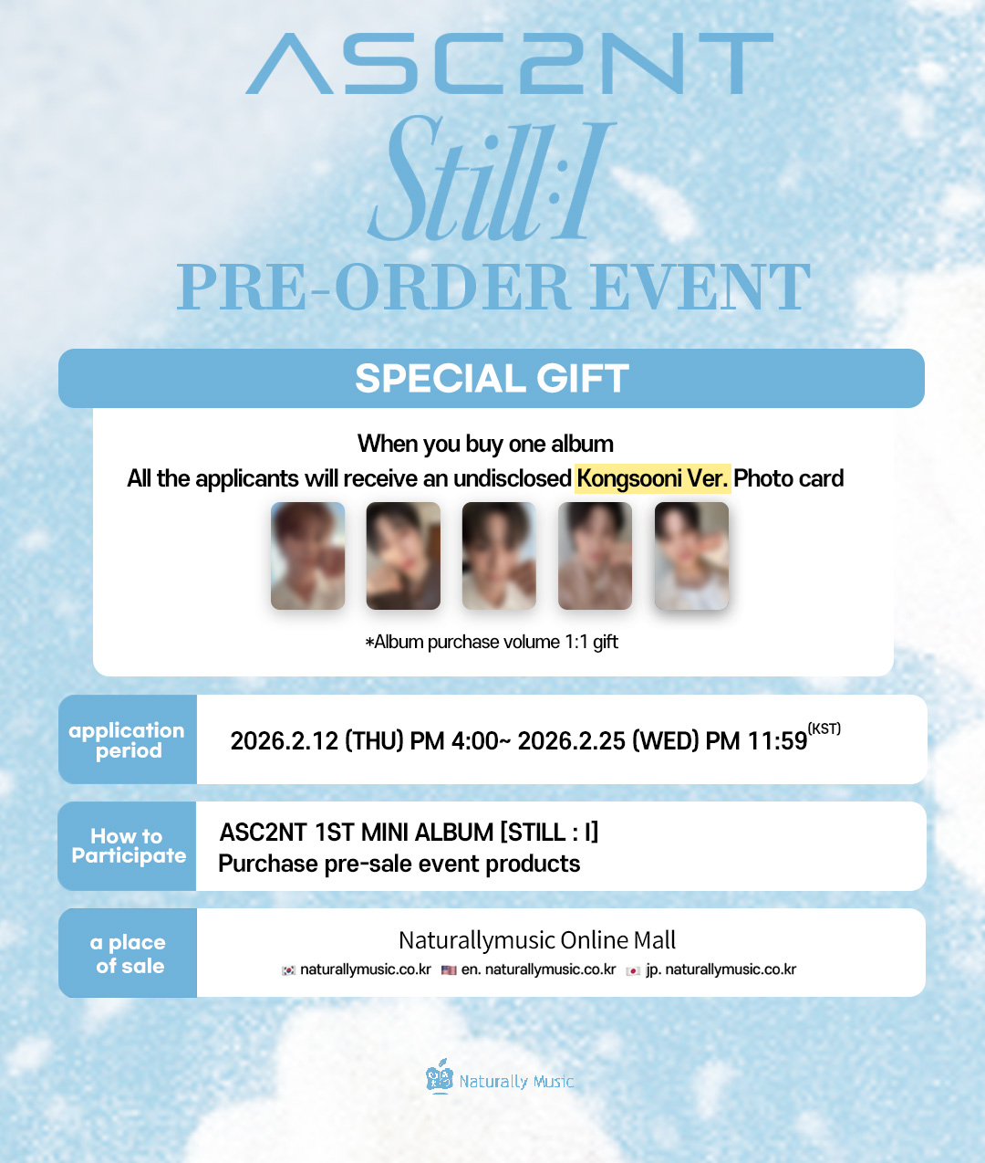 [PRE-ORDER] ASC2NT - 1st Mini Album [STILL : I]