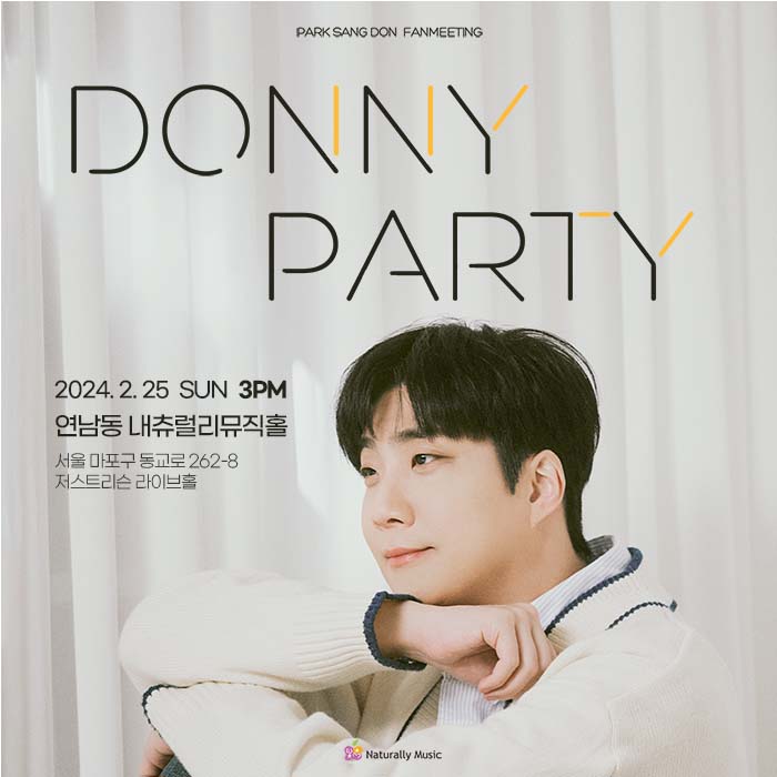 [10 additional people sold/standing] Park Sang-don fan meeting ‘DONNY PARTY’