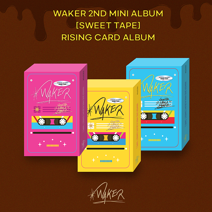 WAKER - Sweet Tape [RISING CARD ALBUM] [3 types of medium, 1 type random]