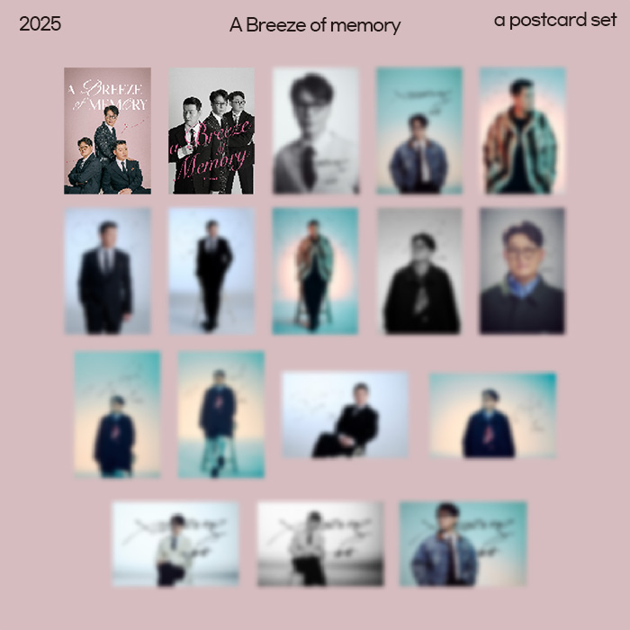 2025 김현철＆윤상＆이현우 전국투어 콘서트 〈A Breeze of memory〉' OFFICIAL MD / 엽서 세트 (a postcard set)