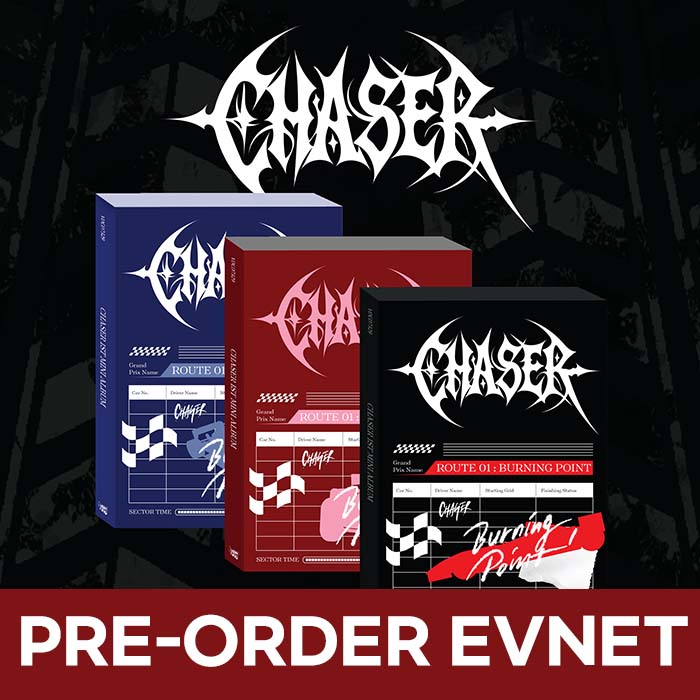 [PRE-ORDER] CHASER 1ST MINI ALBUM 【ROUTE 01: BURNING POINT】(3 types medium, 1 type random)